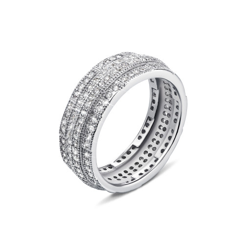 Серебряное кольцо с фианитами (PRS1173-R)