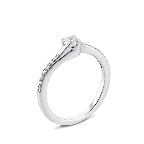 Серебряное кольцо с фианитами (PRS1368)
