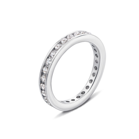 Серебряное кольцо с фианитами (PRS1393-R)