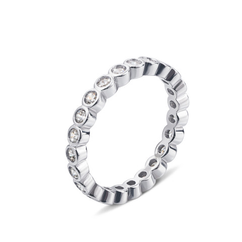 Серебряное кольцо с фианитами (PRS1453-R)
