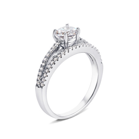 Серебряное кольцо с фианитами (PRS1525)