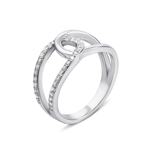 Серебряное кольцо с фианитами (PRS1866-R)