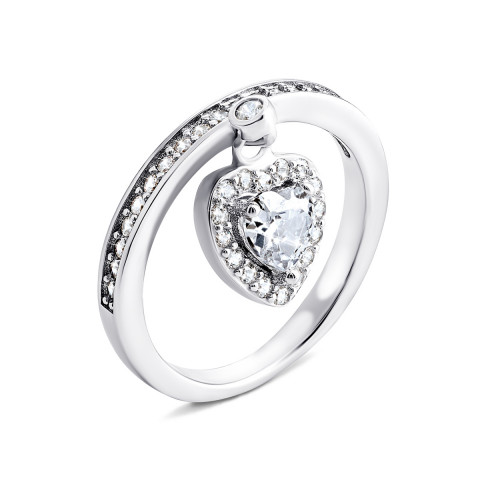 Серебряное кольцо с фианитами (PRS2310)