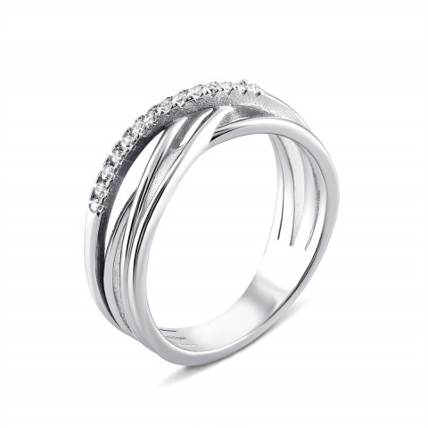 Серебряное кольцо с фианитами (PRS2341)
