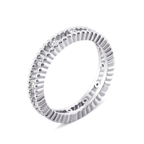 Серебряное кольцо с фианитами (PRS2399)