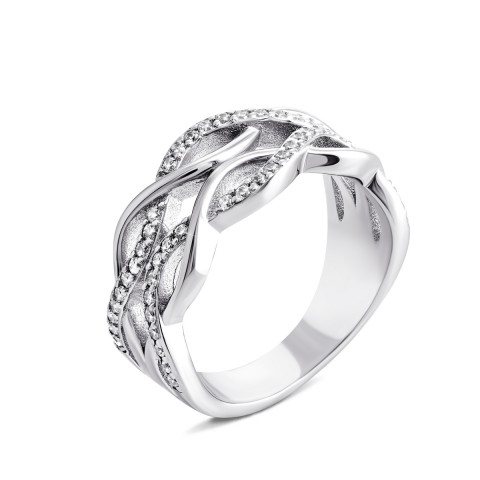 Серебряное кольцо с фианитами (PRS2600)