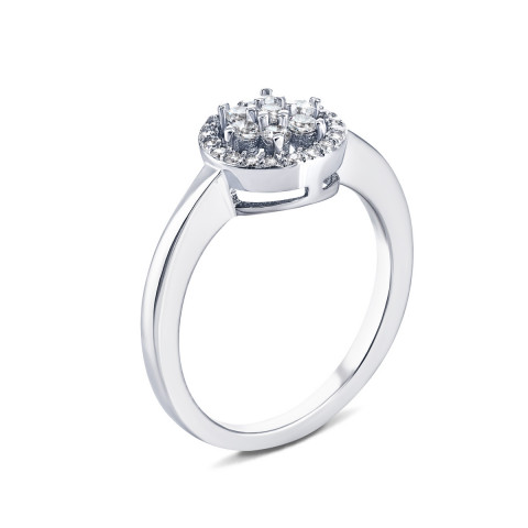 Серебряное кольцо с фианитами (PSS0653R)