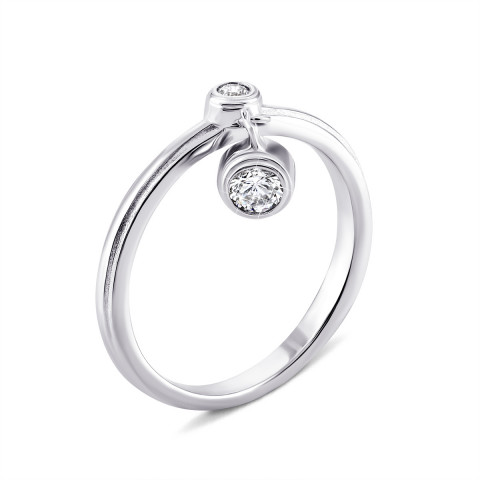 Серебряное кольцо с фианитами (PSS1057R)