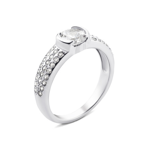 Серебряное кольцо с фианитами (PSS1059R)