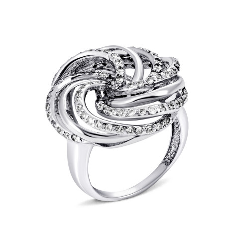 Серебряное кольцо с фианитами (с11644)