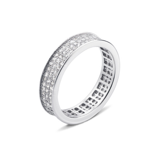 Серебряное кольцо с фианитами (SJ14518)