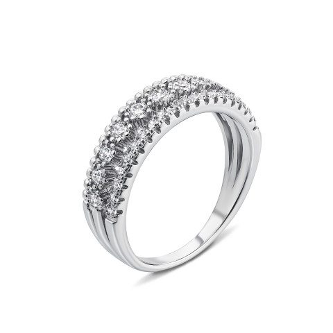 Серебряное кольцо с фианитами (SJ22224-R)