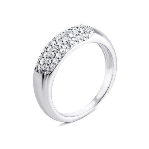 Серебряное кольцо с фианитами (SR2366)