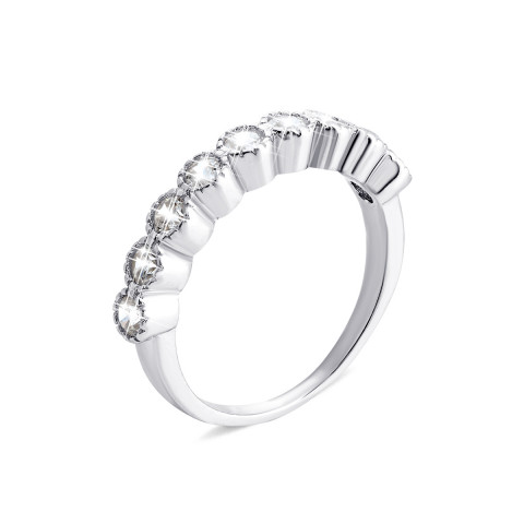 Серебряное кольцо с фианитами  (TR0367)