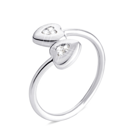 Серебряное кольцо с фианитами (TR0542)