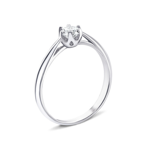 Серебряное кольцо с фианитом (1RI58203-R)