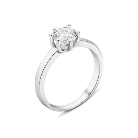 Серебряное кольцо с фианитом (1RI59720/10-R)