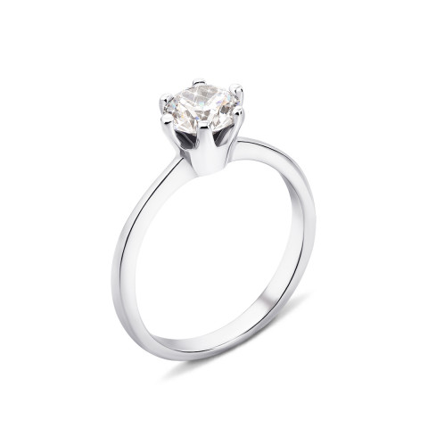 Серебряное кольцо с фианитом (1RI59721-R)