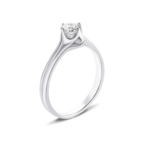 Серебряное кольцо с фианитом (1RI67777)