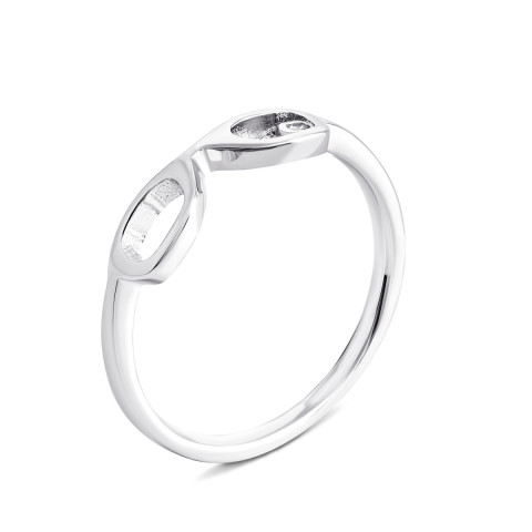 Серебряное кольцо с фианитом (1RI68157)