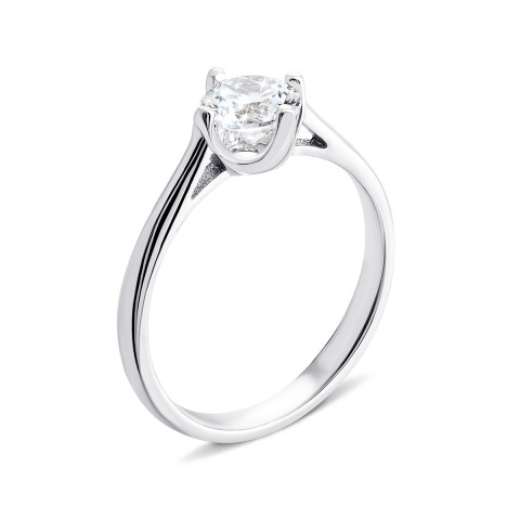 Серебряное кольцо с фианитом (1RI68366)