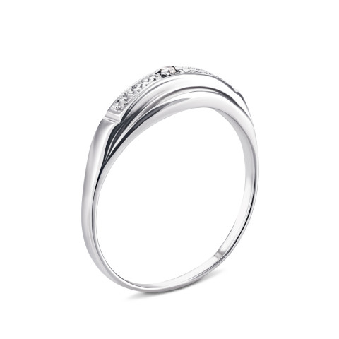 Серебряное кольцо с фианитом (К2Ф/145-16.5)