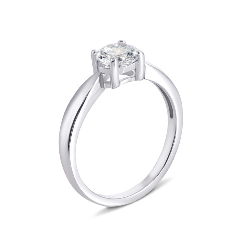 Серебряное кольцо с фианитом (PRS0790-6.5)