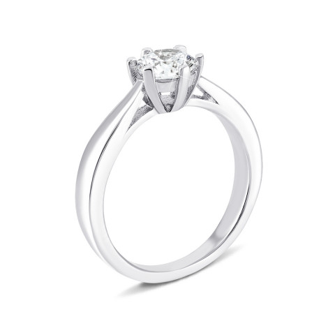 Серебряное кольцо с фианитом (PRS1301)