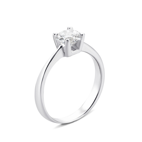 Серебряное кольцо с фианитом (PRS1348)