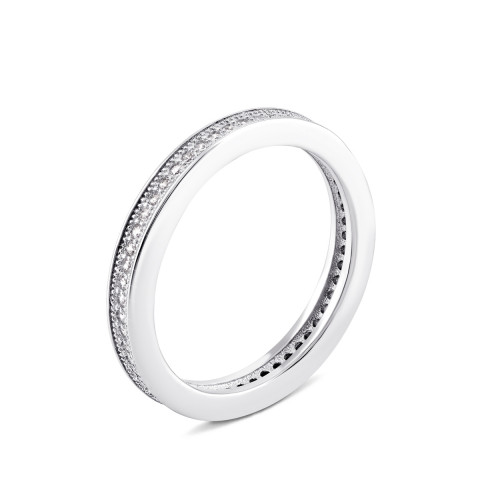 Серебряное кольцо с фианитами (PRS1658)