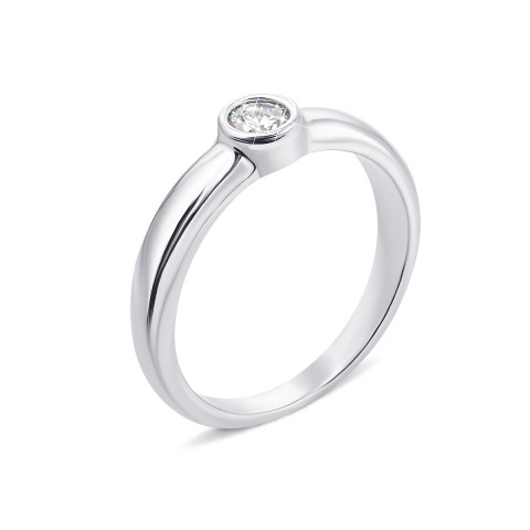 Серебряное кольцо с фианитом (PSS1112-R/12/1)