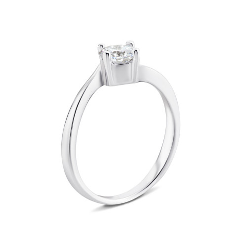 Серебряное кольцо с фианитом (SD010)