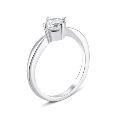 Серебряное кольцо с фианитом (SD018)