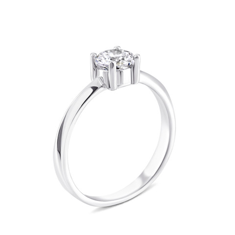 Серебряное кольцо с фианитом (SD022)