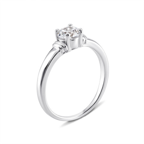 Серебряное кольцо с фианитом (SD054)