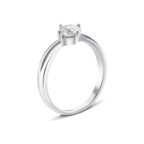 Серебряное кольцо с фианитом (SD055)
