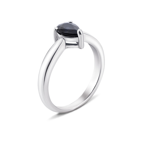 Серебряное кольцо с сапфиром (Тд0037/сап-R)