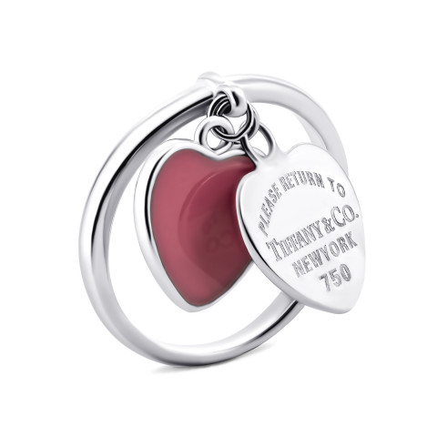 Серебряное кольцо Сердце (КК2Р/1037)