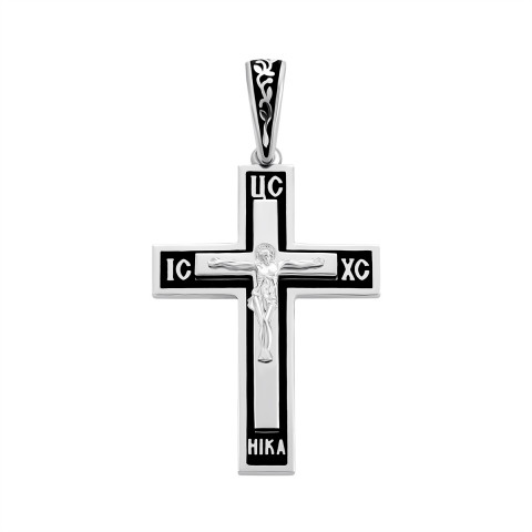 Серебряный крестик. Распятие Христа (110 Р ( ч))