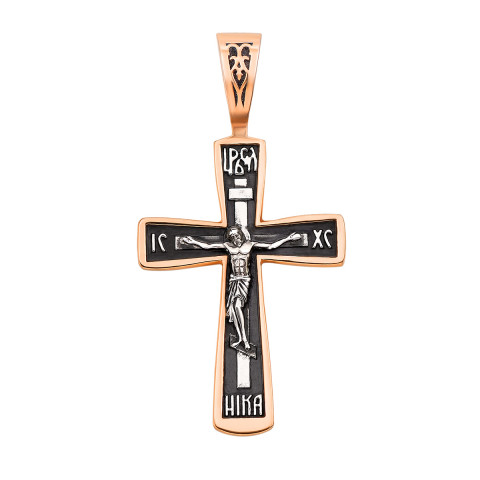 Серебряный крестик. Распятие Христа (с31360/2)