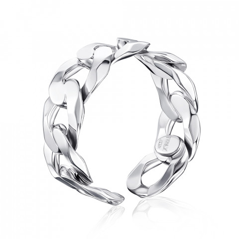 Серебряное кольцо без вставки.  (ASCXX000019-R/12)