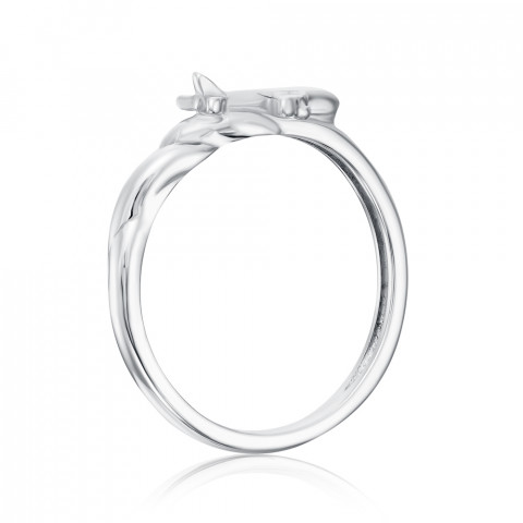 Серебряное кольцо без вставки (001029/12/1)