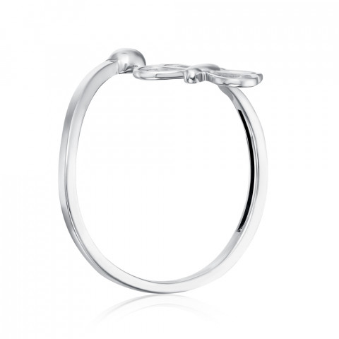 Серебряное кольцо без вставки (001061/12/1)