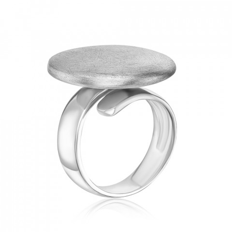Серебряное кольцо без вставки. (5AG0027B-1-R/12)