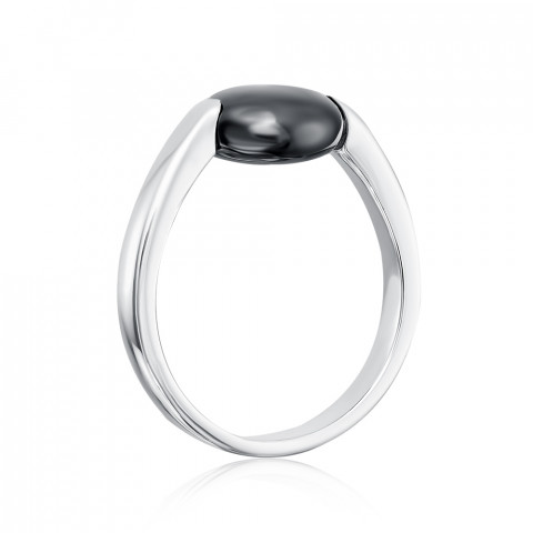 Серебряное кольцо с керамикой (SR2825-B-R/12)