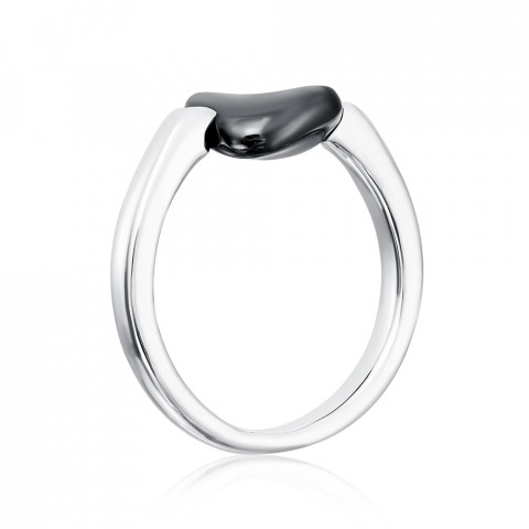 Серебряное кольцо с керамикой (SR3015-B-R/12)