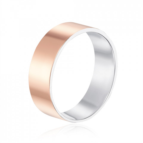 Серебряное обручальное кольцо. (6049)