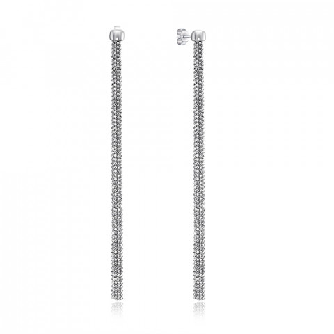 Серебряные серьги-цепочки без вставки. (OCFXD000015-E/12)
