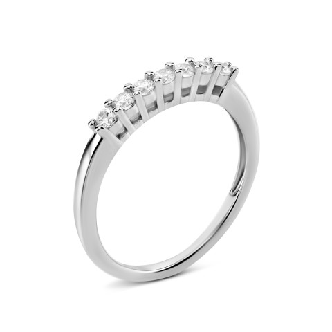 Серебряное кольцо с фианитами (SR01155)