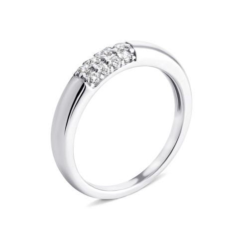 Серебряное кольцо с фианитами (SR2443)